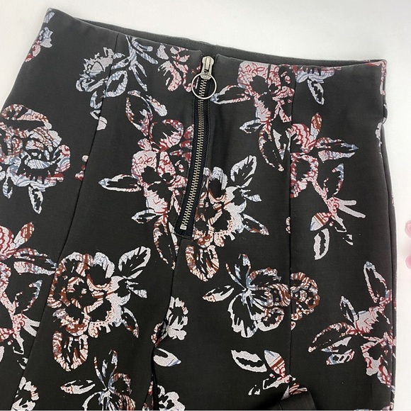 Free People Born To Be Wild Floral Flare Pants Cropped Retro Bell Bottoms - Picture 7 of 12